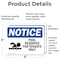 Signmission Pool Reserved For Tenants Only With Symbol, 5 in W x Rectangle, Vinyl Decal OS-2PACK-NS-D-35-L-16384 - alternate 2